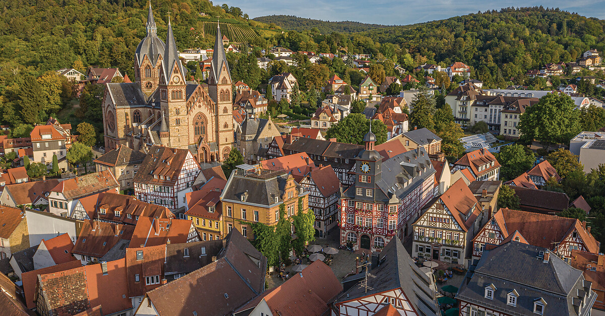 Panoramablick auf Heppenheim